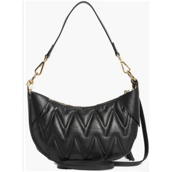 NWT Valentino By Mario Valentino Sabrine Diamond Quilted Shoulder Bag - Picture 5 of 12